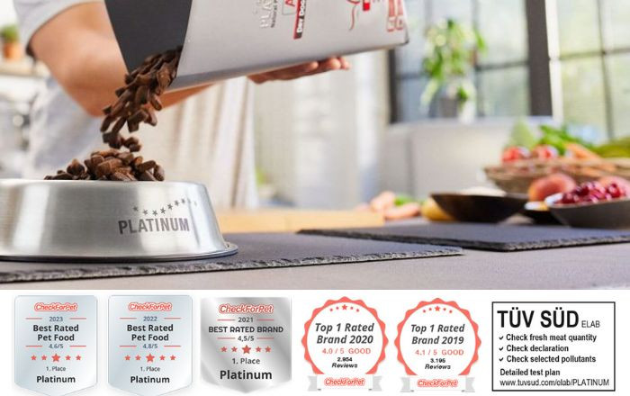 Храна Platinum! Платинен стандарт в храните за домашни любимци!